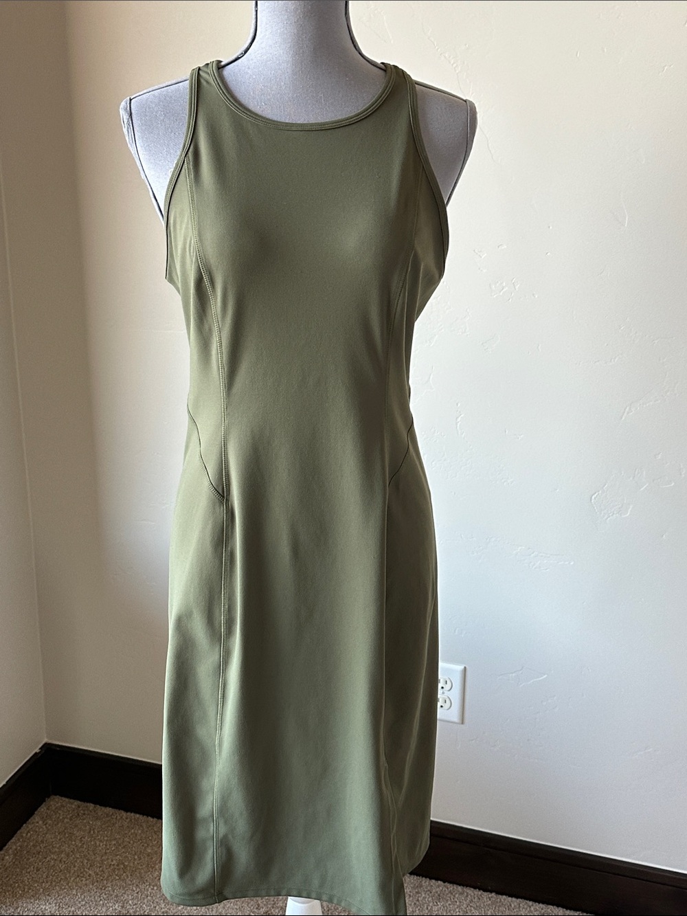Zella Olive Racerback Midi Dress